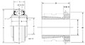 Mounted Bearings-U-Series-UK-Line-Drawing