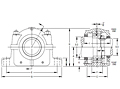 Inch Straight Bore Mounting Pillow Block SDAF222 and SDAF223 Series