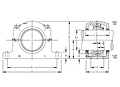 Inch Tapered Bore Mounting Pillow Block SAF230K and SDAF230K Series