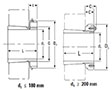 Line Drawing Accessories Sleeves H Adapters