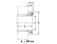Metric HA Adapter Sleeve for Inch Shaft2>200
