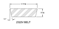 Belt - Models M-23, 2303, 2305 Adjustable Driver Pulleys