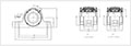 Mounted Bearings_Line_TypeE_P2B-2-OPEN
