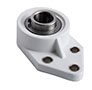 PolyThreeBoltFlangeWithStainlessSteelInsert-A3