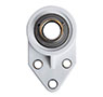 PolyThreeBoltFlangeWithStainlessSteelInsert-T