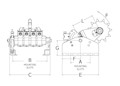 RunRight® RT M 50 Chain Drive Tensioner Drawing