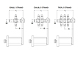 RunRight® Sprockets Drawing (Metric)