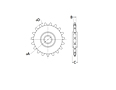 RunRight® Inch Sprocket Drawing