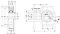 Stainless steel Take-Up (SUCST) Line Drawing