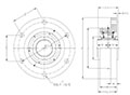 TAAFK Round SRB Solid Block Catalog - Line Drawing