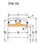 TRB TDI Cone Line Drawing