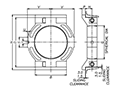 Take-Up Unit, Push Type - Line Drawing