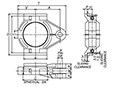 Take-Up Unit, Tension Type - Line Drawing