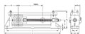Top Mounted Take-Up Frame TU Dimensions