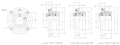 Type E Single Collar Pilot Bearing_Dimensions