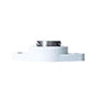 White-Poly-2-Bolt-Housing-with-ON-Poly-Round-with-Locking-Sleeve-S