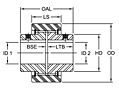 Mite® Type Coupling Hubs w/ Keyway - Imperial-2