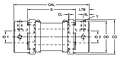 RRS Type Spacer Assembly - Metric, DimDraw Style 1