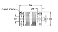 ADB Series - Aluminum Double Beam Clamp Style Couplings - Imperial-2