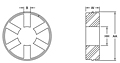 Snap Wrap Flexible Spiders - Metric
