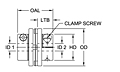 MDSD Series - Mini Disc Single Disc Clamp Style Couplings - Imperial-2