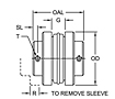 Dimensional Drawing - S-Flex S Type Coupling
