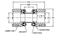 DI-6 Type Drop-In Center Industrial Coupling Jumbo Hub Bolt Kits - Metric-2