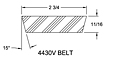 Belt - Model HM-30 Adjustable Driver Pulleys