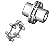 SU-6 Type Industrial Coupling Hubs w/ Keyway - Metric