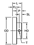 S-Flex J Type Flanges w/o Keyway - Imperial-2