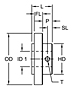 S-Flex S Type Flanges w/o Keyway - Imperial-2