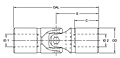 D Type 303 Stainless Steel Universal Solid Joints - Imperial-2