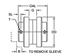 Dimensional Drawing - S-Flex J Type Coupling