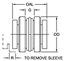 Dimensional Drawing - S-Flex B Type Coupling