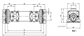 1-Pass Model Oil Coolers, BNZ Series - Metric-2