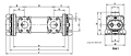 2-Pass Model Oil Coolers, BNZ Series - Metric-2
