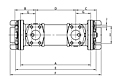 4-Pass Model Oil Coolers, BNZ Series - Metric-2