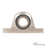 timken-pillow-block-mounted-ball-bearing-unit-machined-stainless-2-bolt-AP206-NLH-SUC206-insert-IP69K-F-seal-front